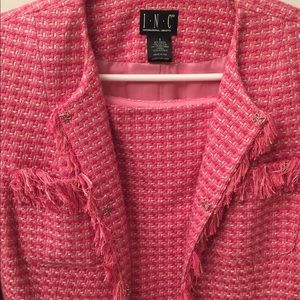 Pink Chanel  inspired suit.